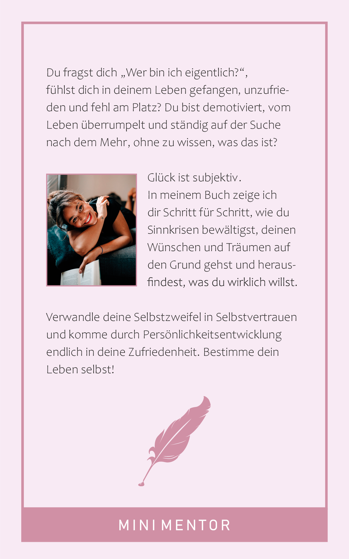 Buchcover: Motivation fürs Leben, Rückseite